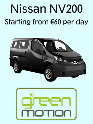 Car Rentals Malta - NIssan NV200