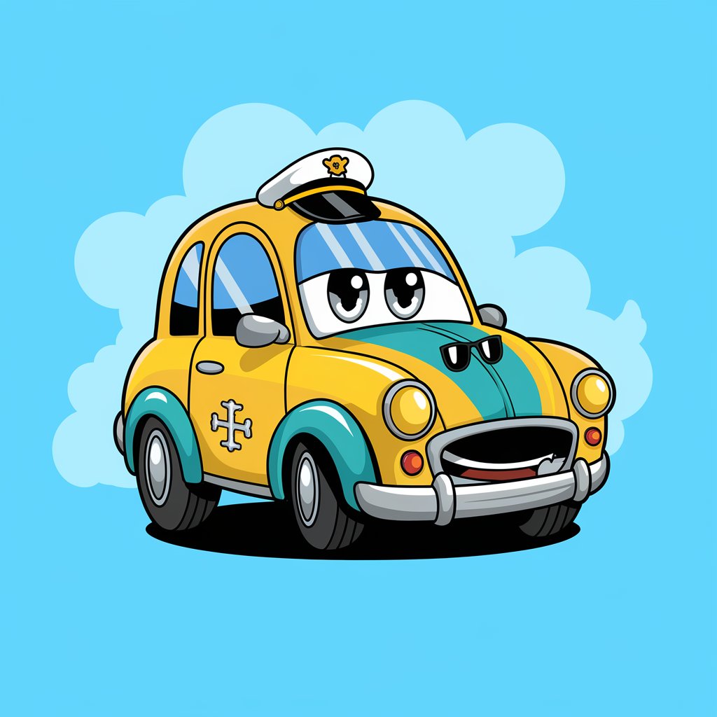 Cartoon Style Car